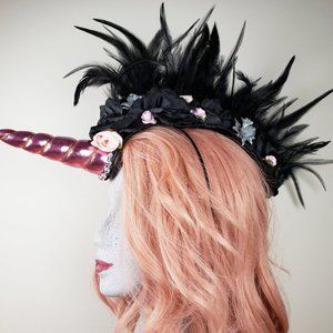 Unicorn Feather Headdress